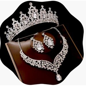 Tiara jewelry 3 piece set